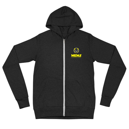 Unisex zip hoodie